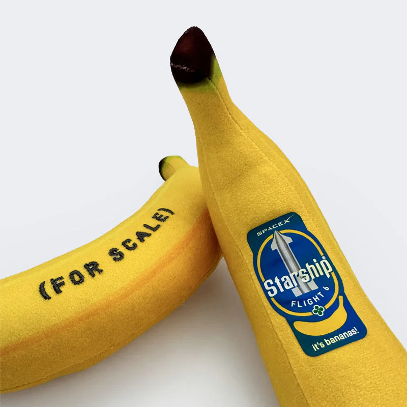 Two Banana for Scale plush toys