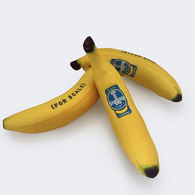 Three Banana for Scale plush toys